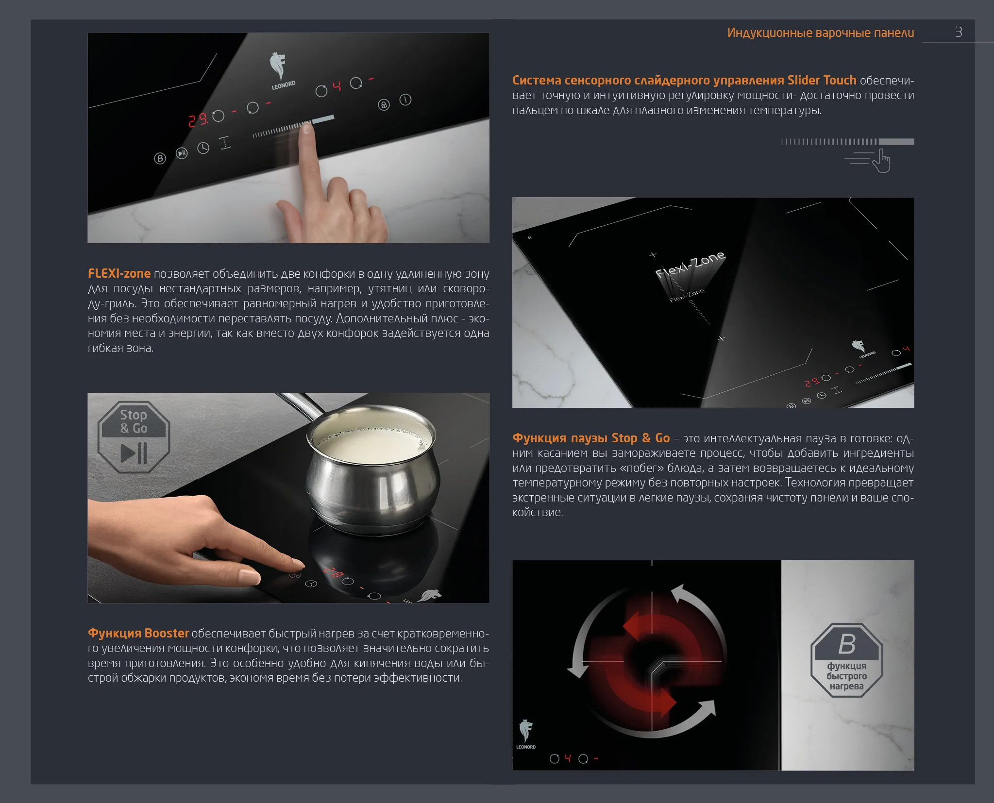 Варочные панели Leonord